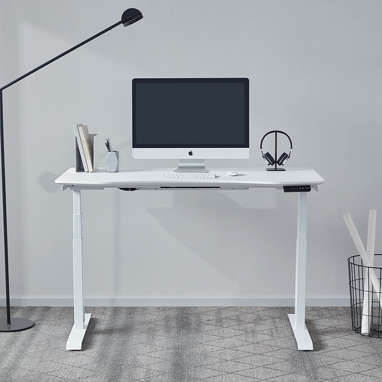 Bureau debout réglable en hauteur avec plateau de clavier