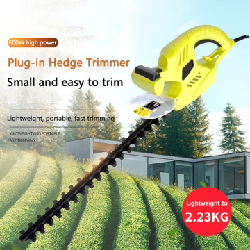 500w garden tools electric hedge trimmer electric brake
