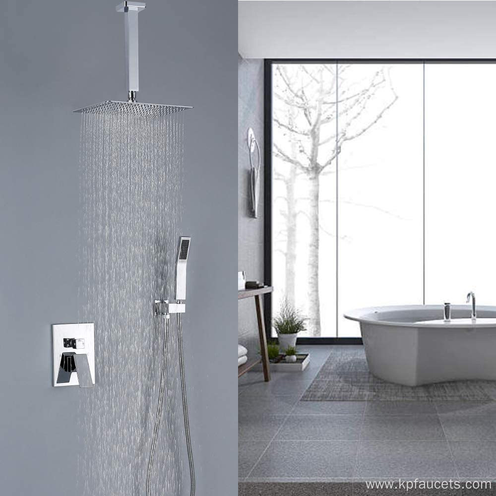 Rainfall Wall Mounted Conceal Shower Faucet