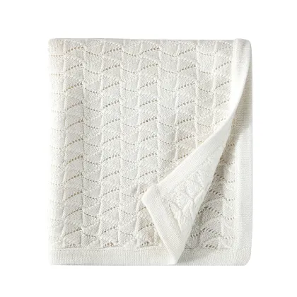 High-end Luxury Super Soft Merino Wool Newborn Baby Blanket