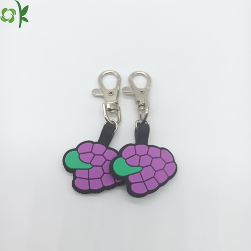 GRAPE SHAPE SILICONE PET TAG với khóa tôm hùm