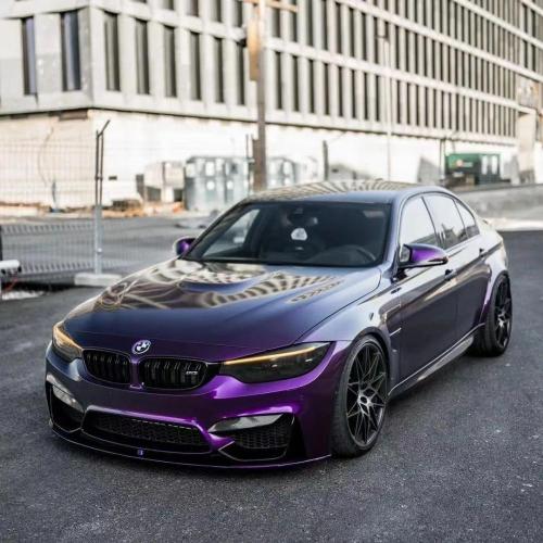 Glossy Metallic Venice Purple Car Vinyl Film