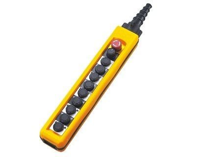 Yellow Abs Industrial Remote Controls , Crane Switch Ac50 / 60hz