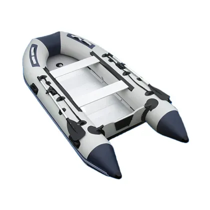 CE Approved 4.2M 13.8ft PVC Aluminum Floor Inflatable Fishing/Assault Boat for Sale
