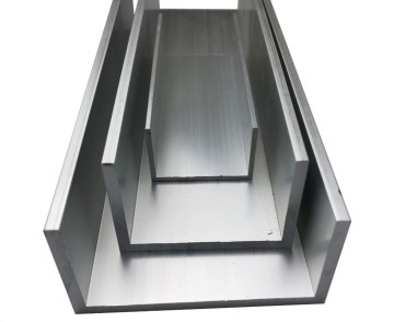 U Shape Bathroom Glass Aluminum Profile