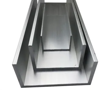 U Shape Bathroom Glass Aluminum Profile