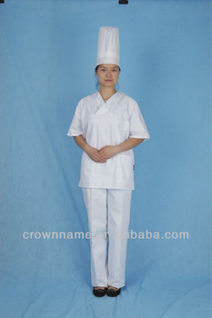 WOMEN'S COTTON CHEF'S UNIFORM SHIRTS& PANTS