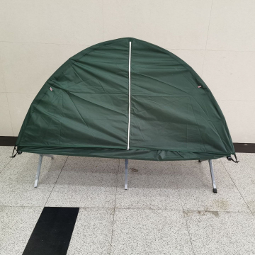 Elevated Camping Tent: Foldable Off-Ground Sleeping Bed with Storage