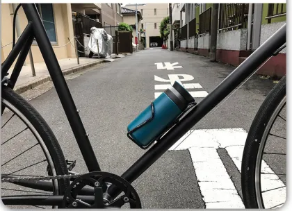 Japanese Style Travel Car Metal Double Walled Vacuum Flask | Stainless Steel Iron Flask Sports Water Bottle