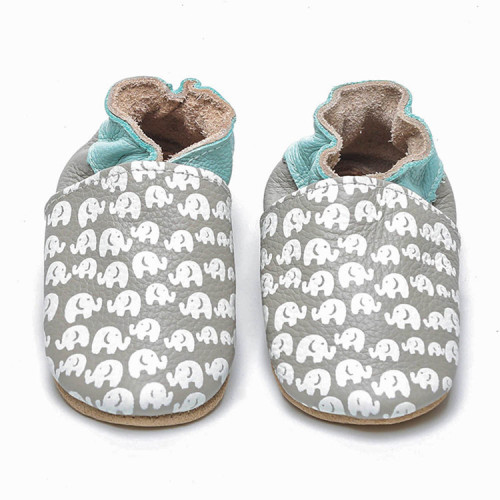 Animal Print Soft Leather Baby Slippers Shoes