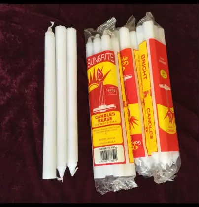 wholesale white paraffin wax candles