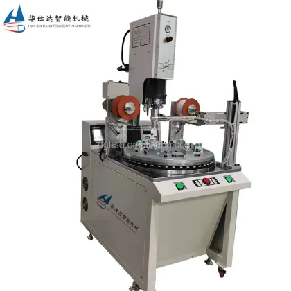 Sonic PP Soldering Multi-Station Rotary Table Auto Ultrasonic Polypropylene Welding Machine