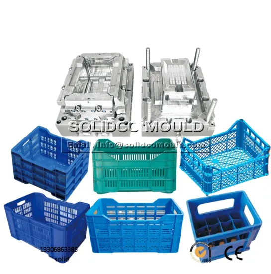 Plastic customized with high quality fruit crate mould