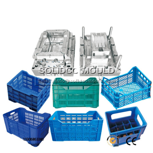 Plastic customized with high quality fruit crate mould