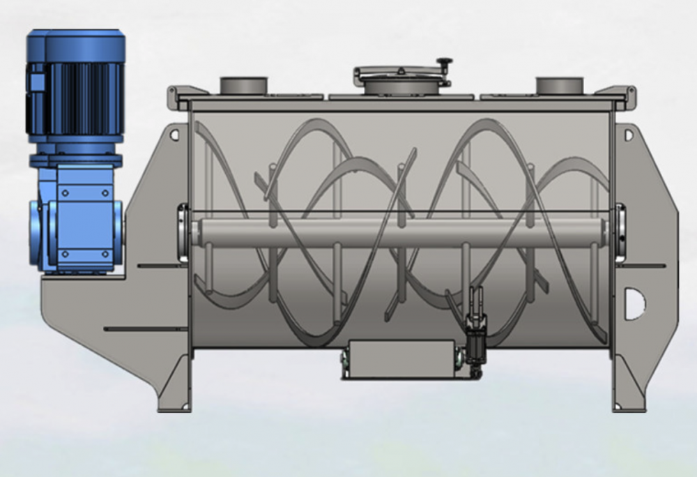 100-1000L Ss304 Horizontal Ribbon Blender