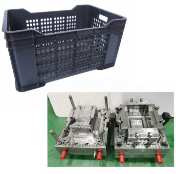 High Quality Factory Custom Plastic Basket Injection Mould for Fruits and Vegetables Crates