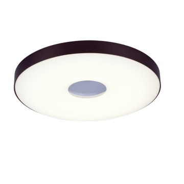 Light de plafond de montage à chasse d'eau Comièrement moderne - Bronze nordique Round Aluminium LED pour les chambres et salons