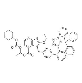 罰金の粉トリチル カンデサルタンシレキセチル CAS 170791-09-0