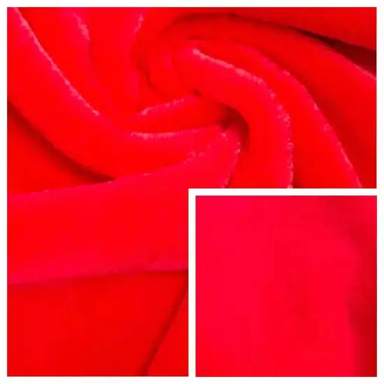 100%Polyester Rabbit-Like Mink Hair Knitted Fabric