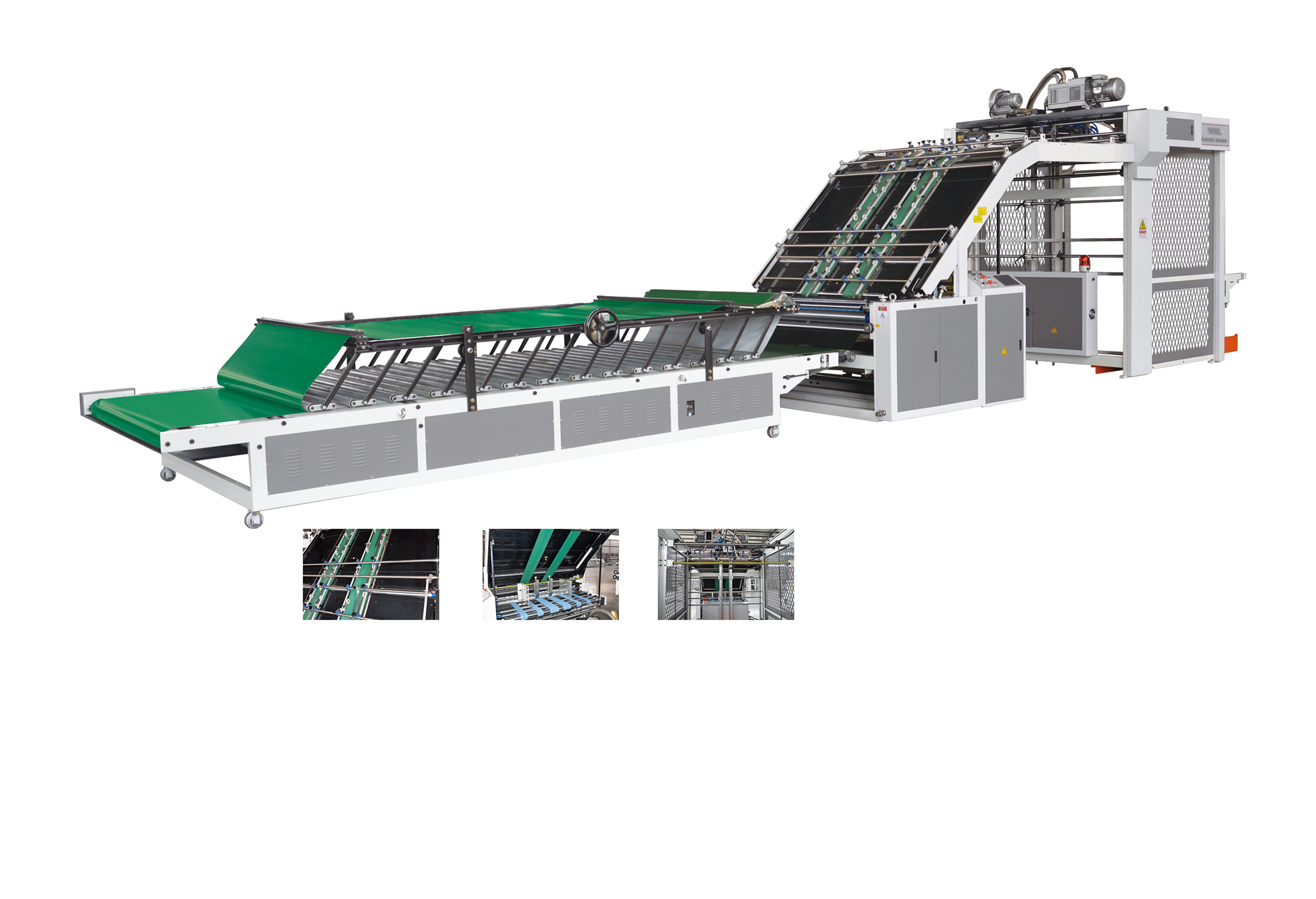 5 layers corrugated cardboard flute laminating machine