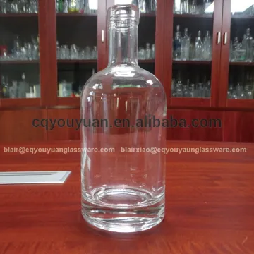 Wholesale Big Capacity Vodka Glass Bottle Cheap Wine Bottles for Sale