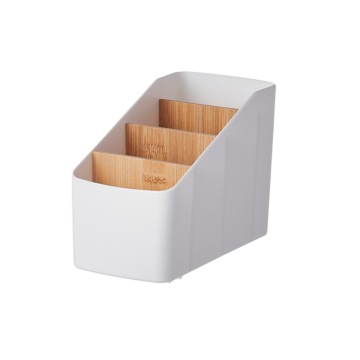 Modern Plastic PP Rectangle Pencil Box - Multifunctional Storage for Jewelry, Makeup, and Remotes