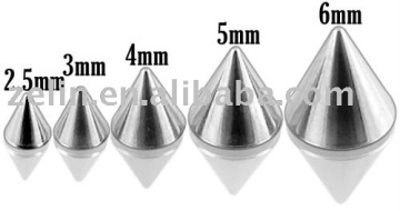 316L Surgical Steel Cones