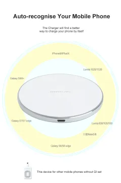10W Wireless Charger USB Qi Charging Pad