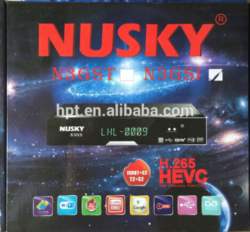 COLOMBIA 43W sky Brazil, 61W Movistar and 70W Claro NUSKY N3GST N3GSI satellite receiver for south America