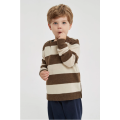 boy's fashion stripped round neck pure cashmere jumper