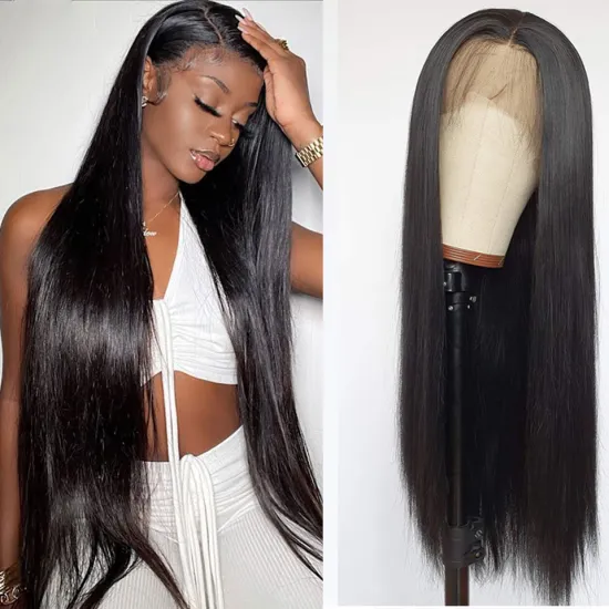 Yeswigs Raw Brazilian Virgin 100%Human Hair Wigs Wholesale Straight Full Hd Lace Front Wig 13X6 Lace Frontal Wig For Black Women