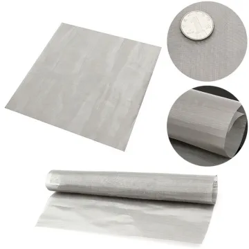 999 Fine 70-75 Micron Pure Silver Wire Mesh Sheet