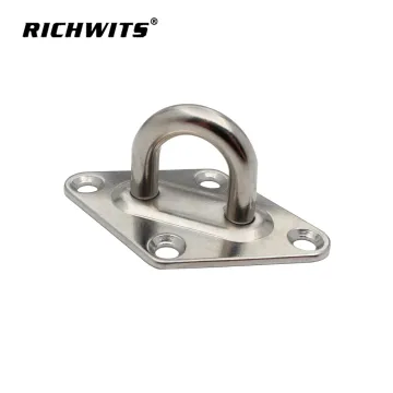 Marine Rigging Hardware Stainless Steel Diamond Eye Pad Plate 5/6/8/10mm