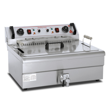 Electric Commercial Desktop Chicken and French Fries Deep Fryer