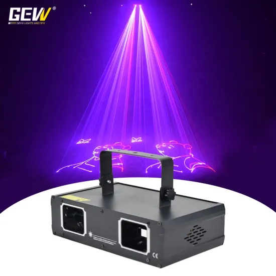 GEVV 2 Heads Stage DJ Lazer Light Projector for Disco Night Club