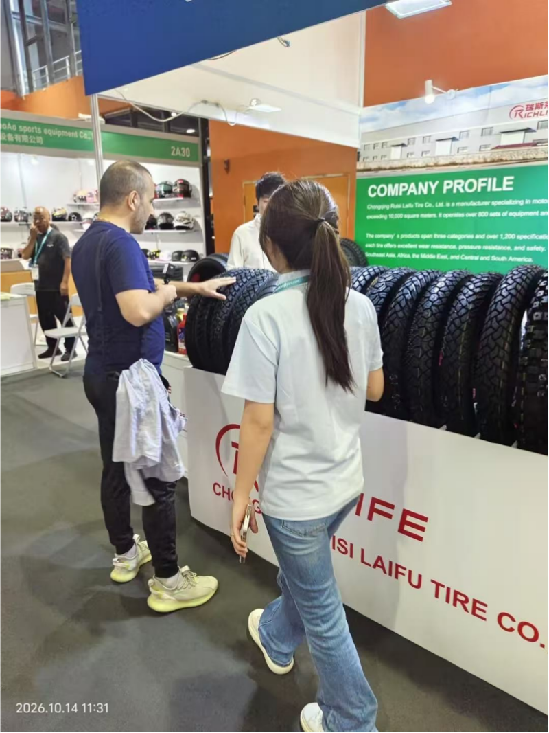 examine the tire construction