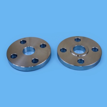 Flat welded plate flange