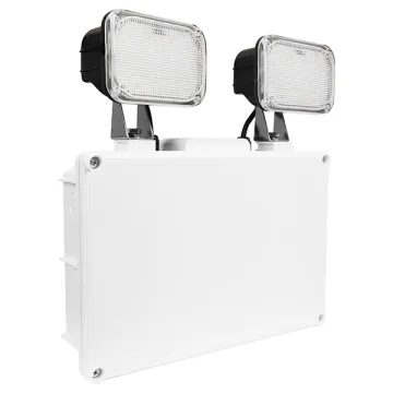 Emergency Twin Spotlight 2x6W with Internal Battery