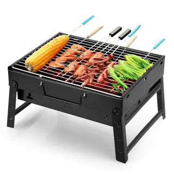 Hot sale instant table barbecue BBQ grill  disposable grill charcoal bbq