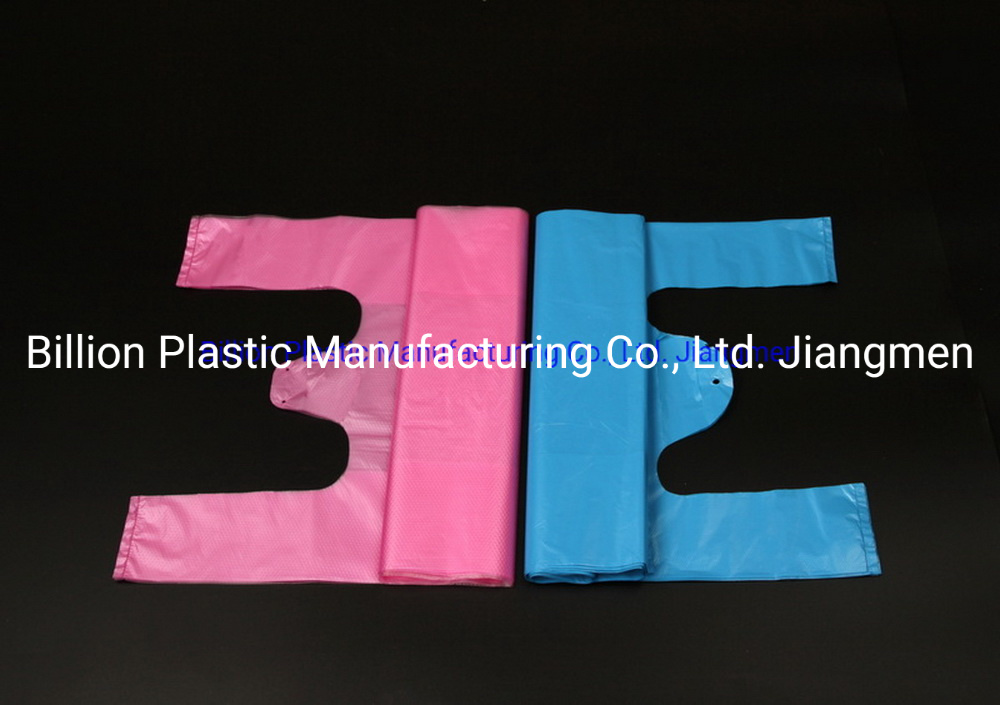 Supply Environmentally Friendly Plastic Shopping Bags T-Shirt Bag