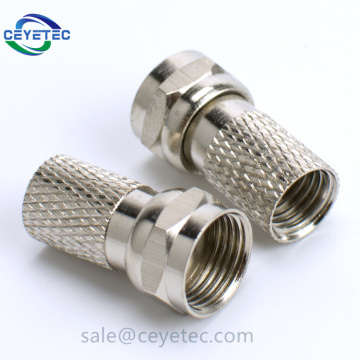 Big Nut Connectors: RG58, RG59, RG6, RG11, and F Connectors