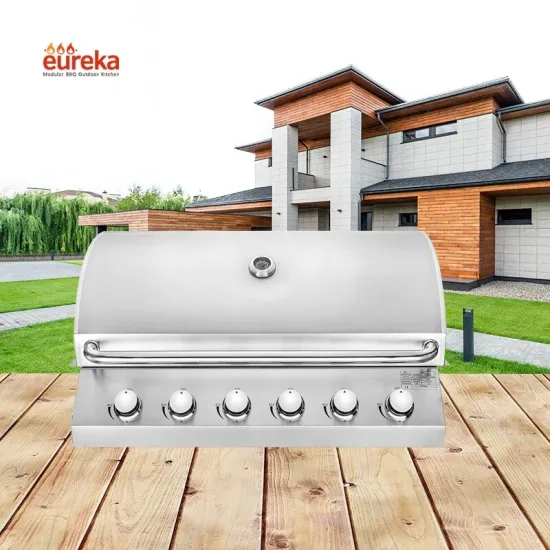 Portable Camping Garden Stainless Steel Stainless BBQ Outdoor Gas Portable Barbecue Grill