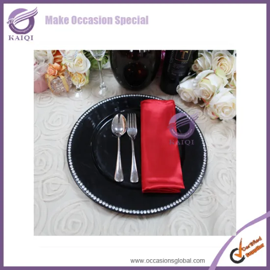 Cheap Wholesale White Transparent Elegant Disposable Hard Plastic Dinnerware Party Dinner Plates For Weddings