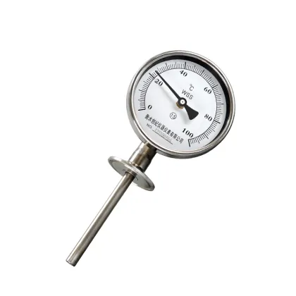 Fast and Accurate Stainless Steel Probe Rod Bimetal Thermometer - Customizable OEM