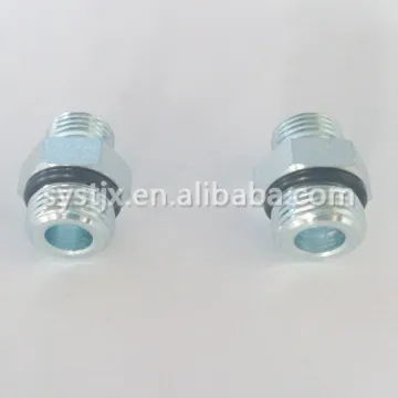 China supplier carbon steel hydraulic adapter with o-ring
