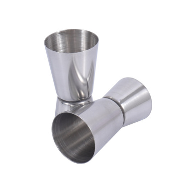 Copa de vino de acero inoxidable de doble cabeza: herramientas de barra de cocina de 15 ml y 30 ml