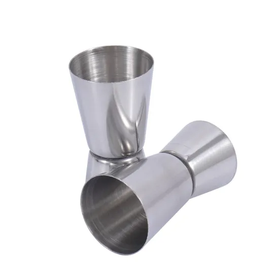 Double Head Stainless Steel Measuring Wine Cup: 15ml and 30ml Kitchen Bar Tools