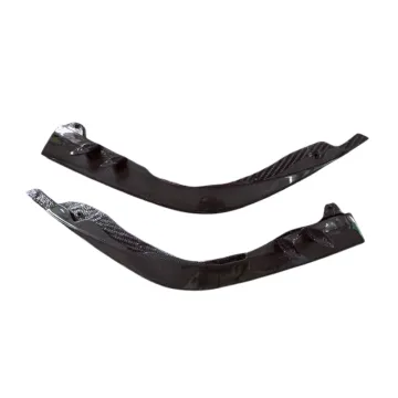 N-Style Dry Carbon Fiber Front Bumper Corner Wrap Pair for Ferrari F8 Tributo Spider - Front, Middle, and Rear Diffusers Kit