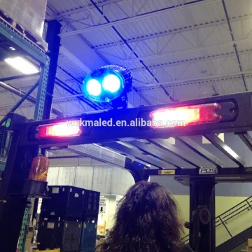 5.6inch 10W 10-100V Blue LED Forklift Safety Spot Warning Light, Forklift Blue Safety Lights