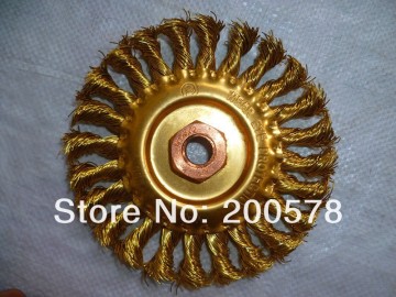 Top sales products non-sparking knot wire wheel brush